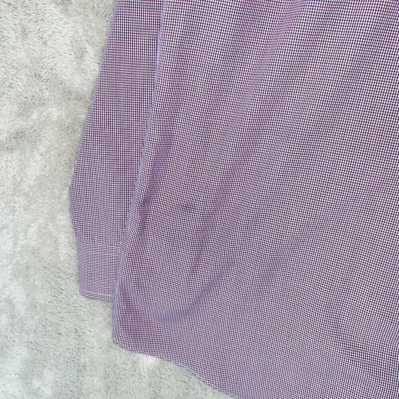 Brooks Brothers Regent Long Sleeve Button Up Dress Shirt Men 16/34 Red Plaid - Picture 7 of 8